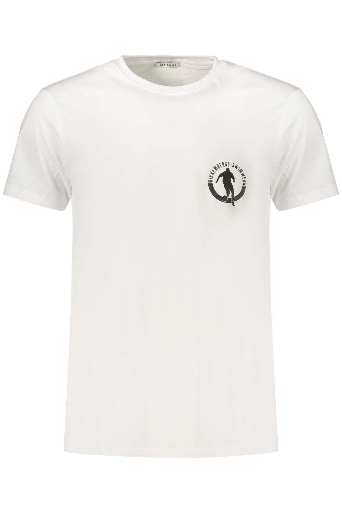 T-SHIRT EM ALGODÃO BIKKEMBERGS HOMEM BRANCA