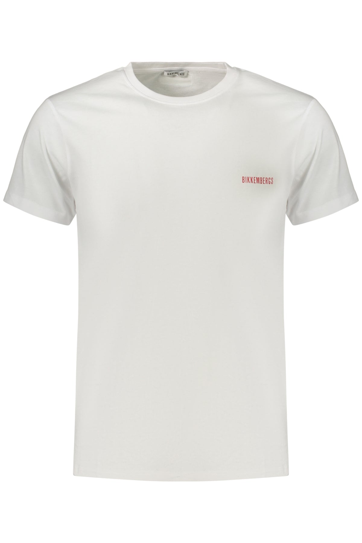 T-SHIRT EM ALGODÃO BIKKEMBERGS HOMEM BRANCA