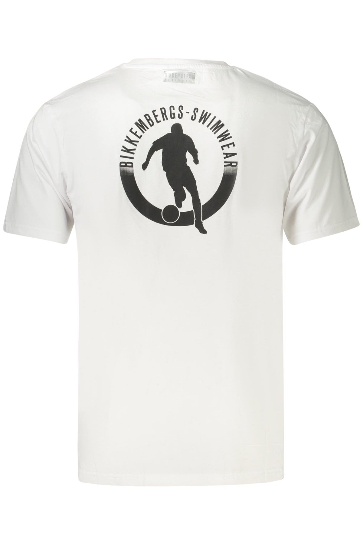 T-SHIRT EM ALGODÃO BIKKEMBERGS HOMEM BRANCA