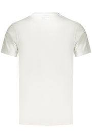 T-SHIRT EM ALGODÃO BIKKEMBERGS HOMEM BRANCA