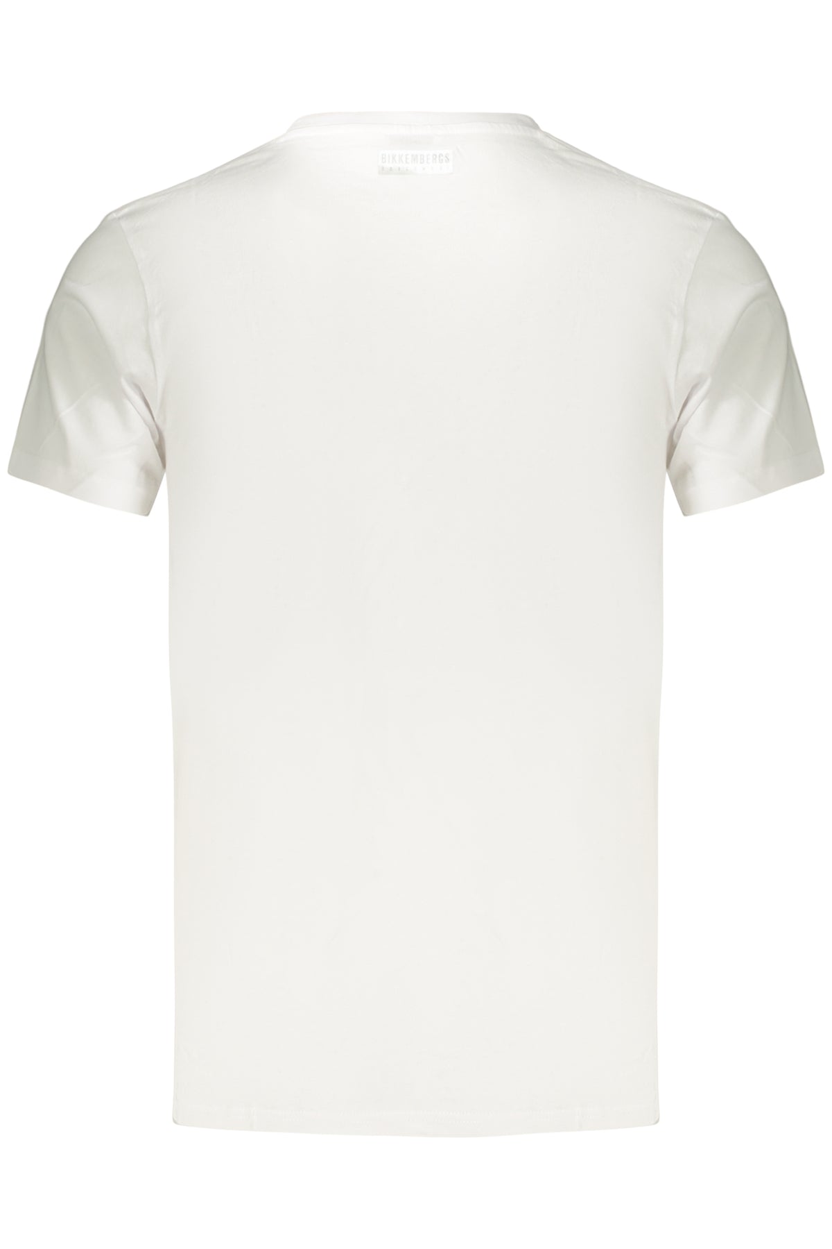 T-SHIRT EM ALGODÃO BIKKEMBERGS HOMEM BRANCA