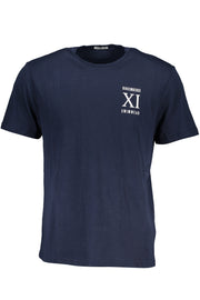 MEN'S BIKKEMBERGS BLUE SHORT-SLEEVED T-SHIRT