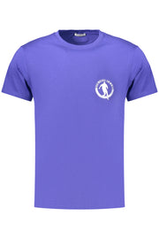 T-SHIRT EM ALGODÃO BIKKEMBERGS HOMEM AZUL