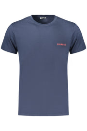 T-SHIRT EM ALGODÃO BIKKEMBERGS HOMEM AZUL