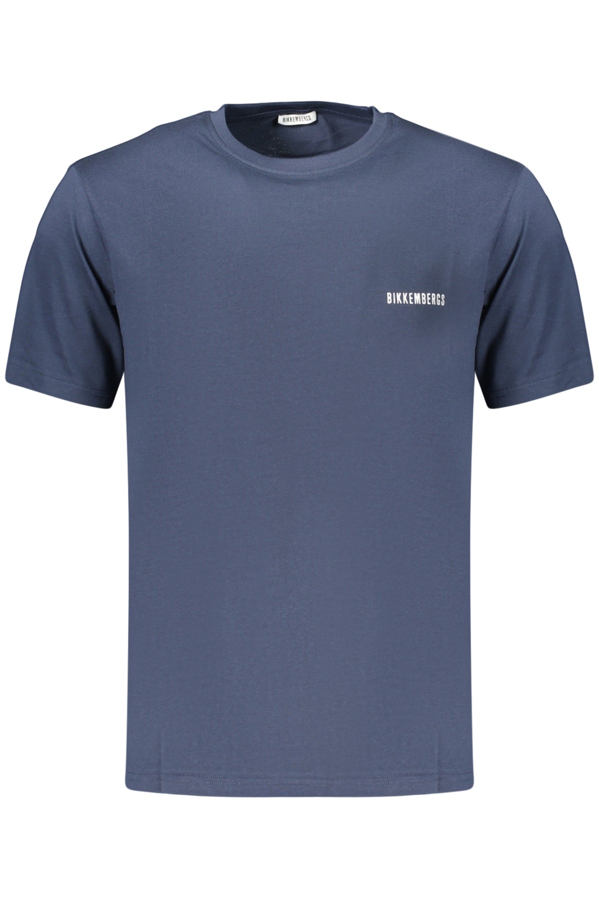 T-SHIRT EM ALGODÃO BIKKEMBERGS HOMEM AZUL