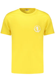 T-SHIRT EM ALGODÃO BIKKEMBERGS HOMEM AMARELA
