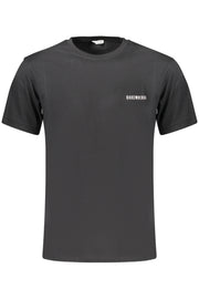 T-SHIRT EM ALGODÃO BIKKEMBERGS HOMEM PRETA