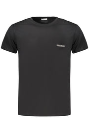 T-SHIRT EM ALGODÃO BIKKEMBERGS HOMEM PRETA