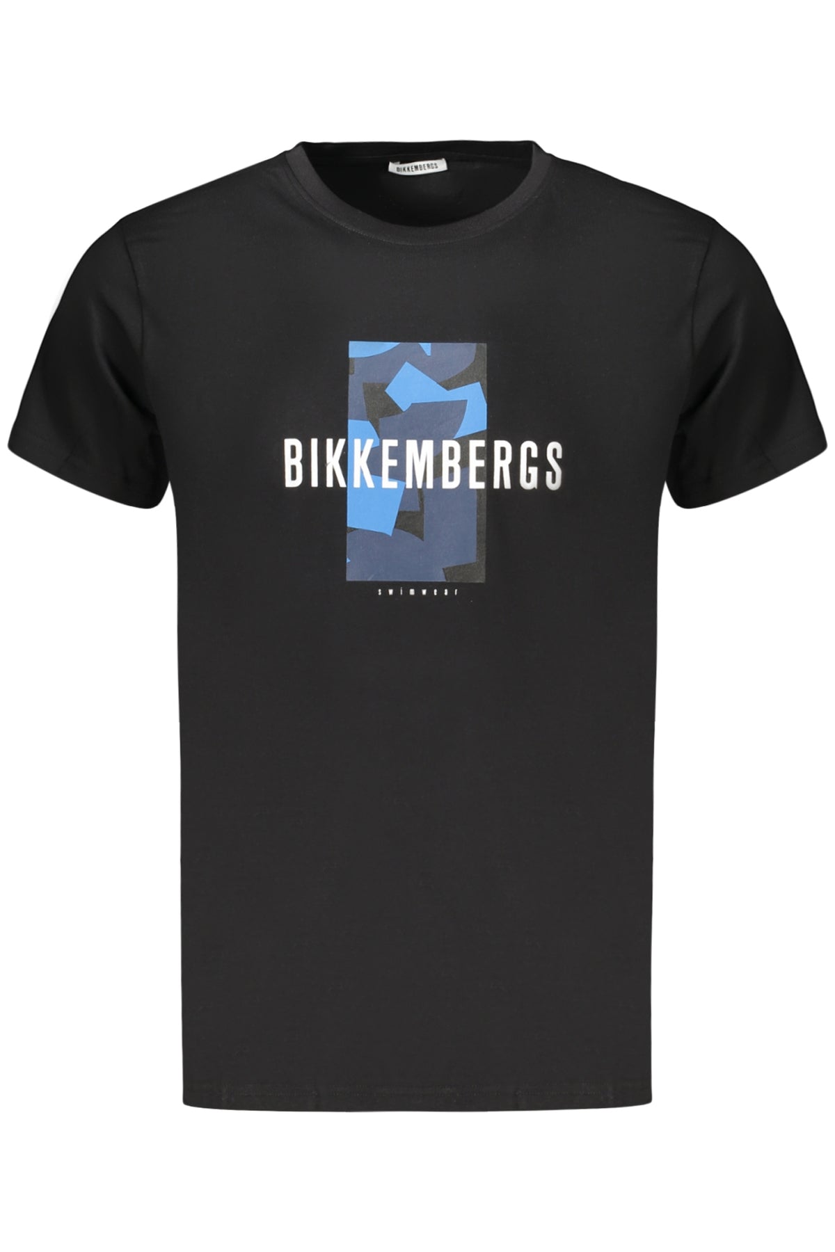 T-SHIRT EM ALGODÃO BIKKEMBERGS HOMEM PRETA