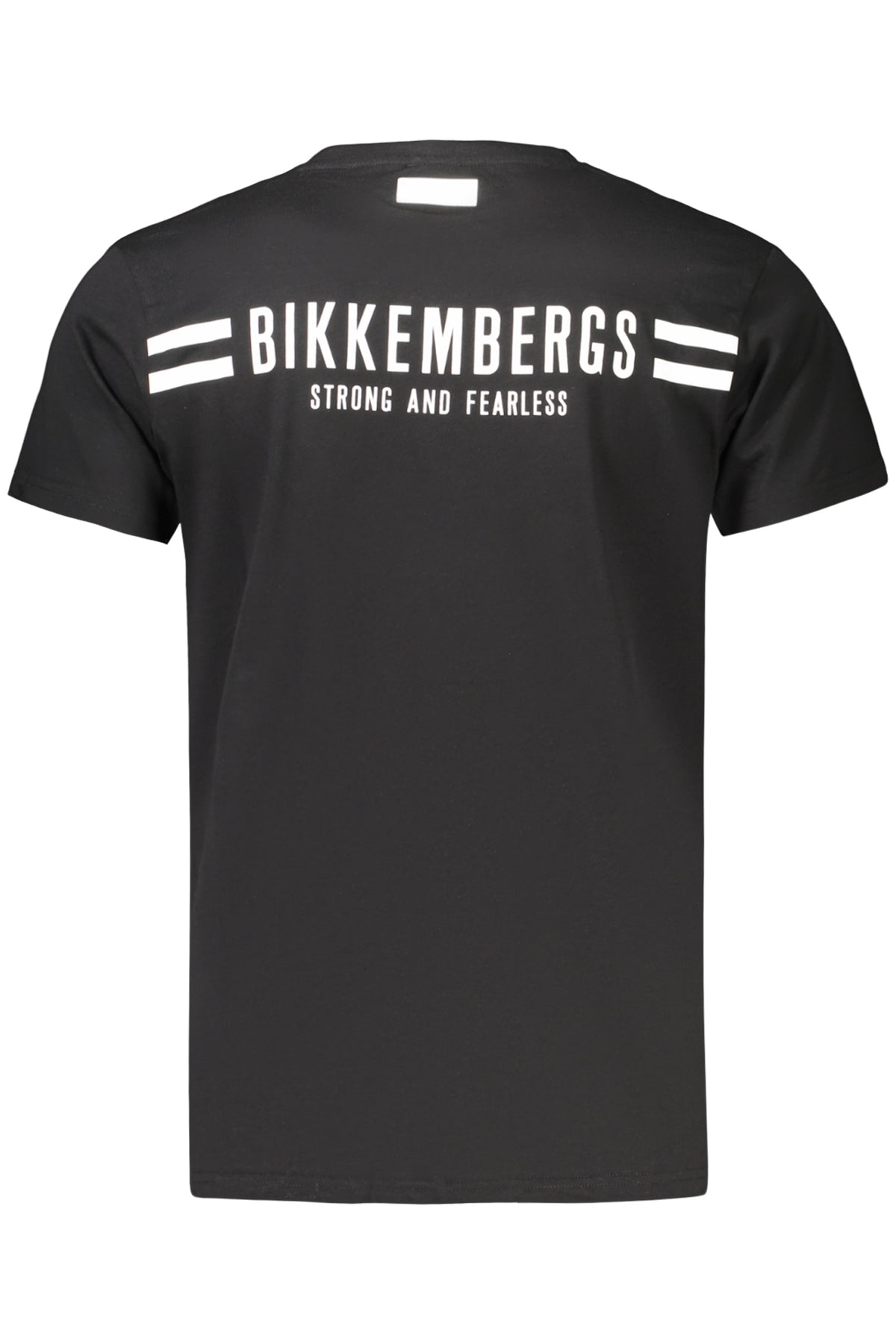 T-SHIRT EM ALGODÃO BIKKEMBERGS HOMEM PRETA