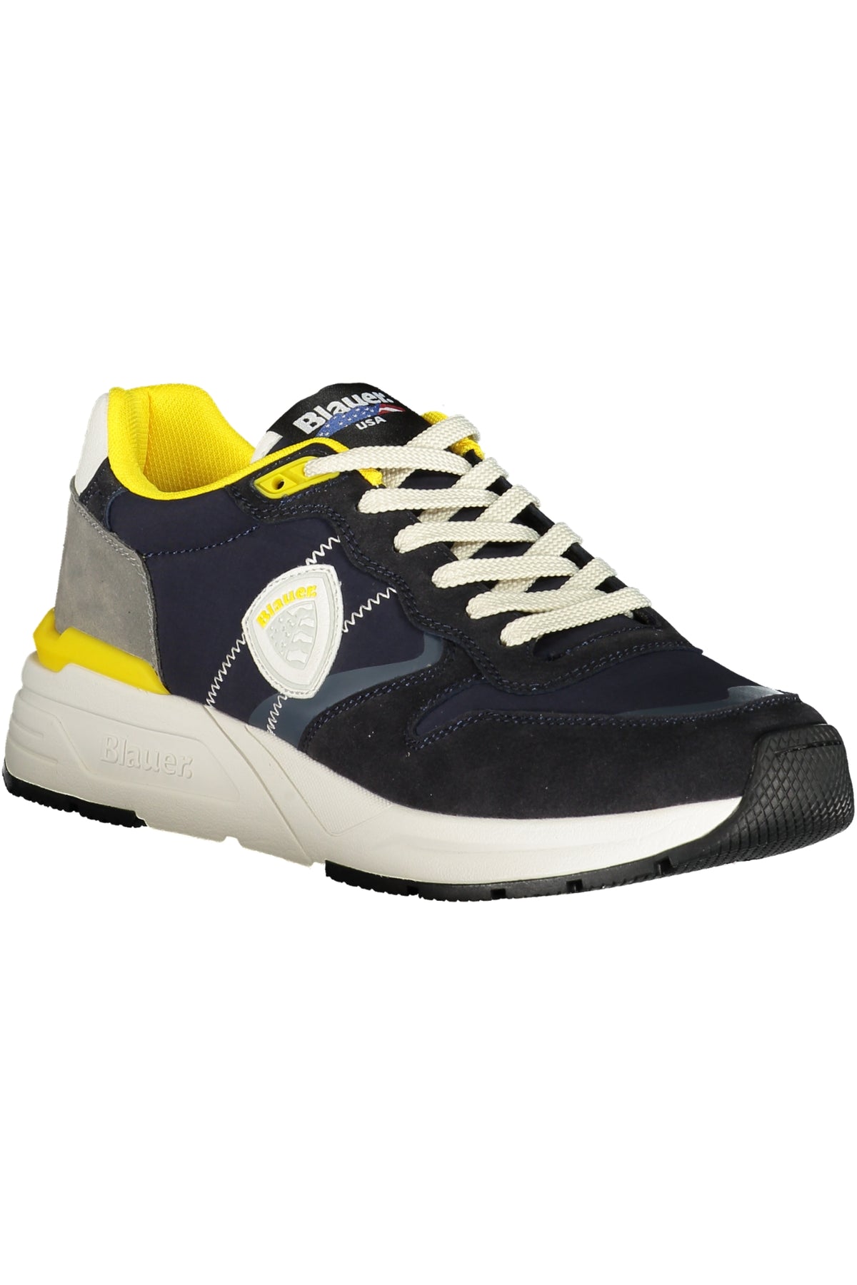SAPATILHAS COM ATACADORES BLAUER HOMEM AZUIS