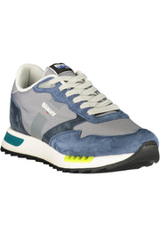 SAPATILHAS COM ATACADORES BLAUER HOMEM AZUIS