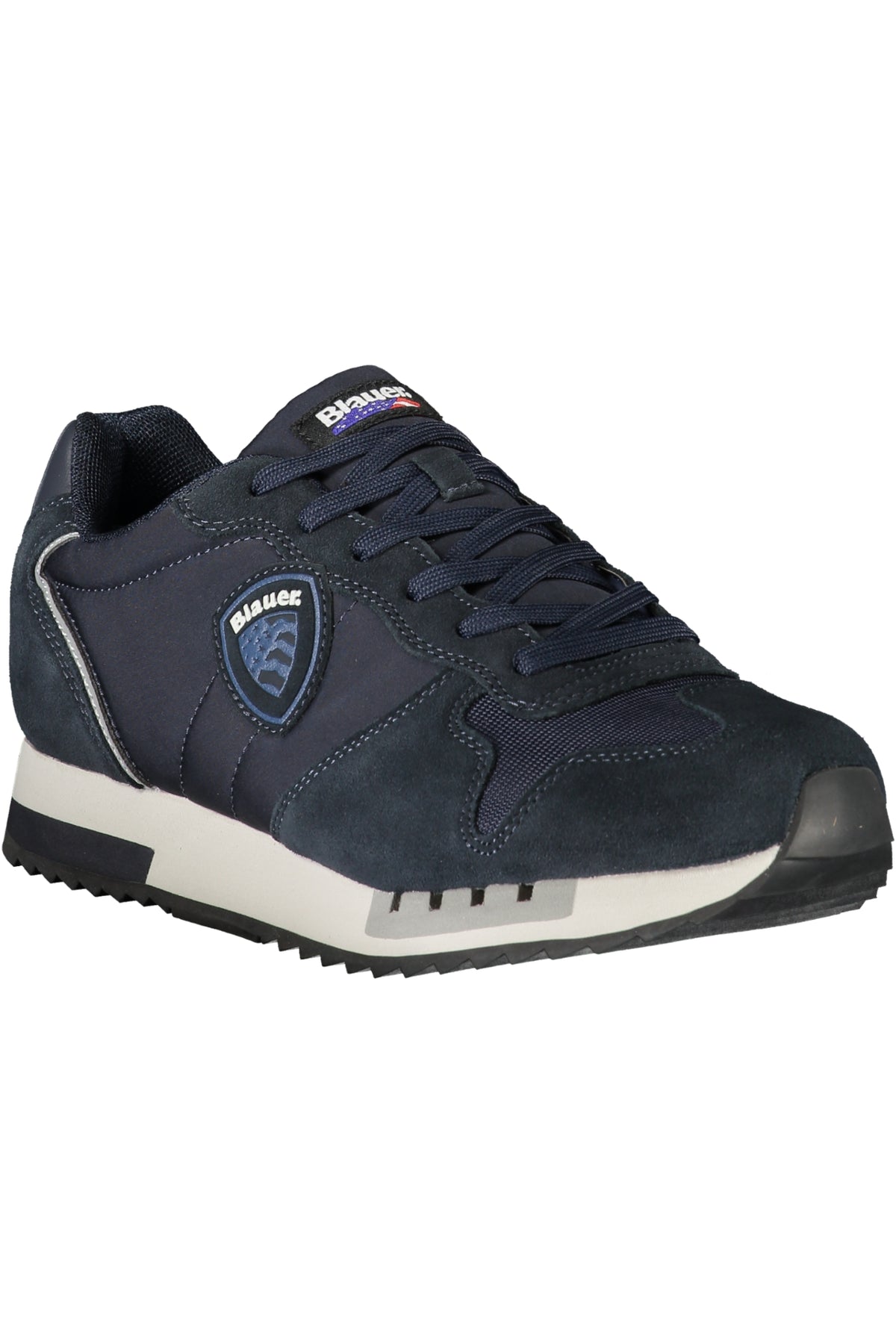 SAPATILHAS COM ATACADORES BLAUER HOMEM AZUIS