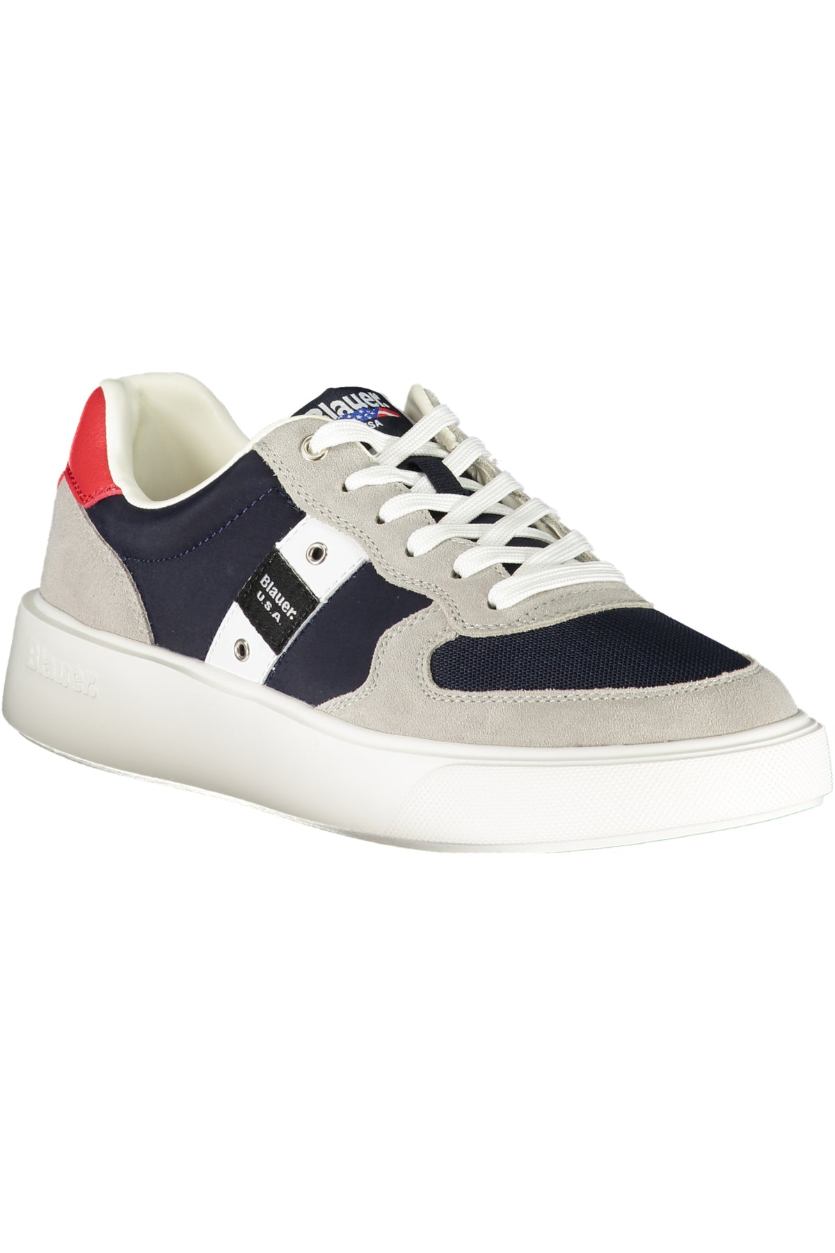 SAPATILHAS COM ATACADORES BLAUER HOMEM AZUIS