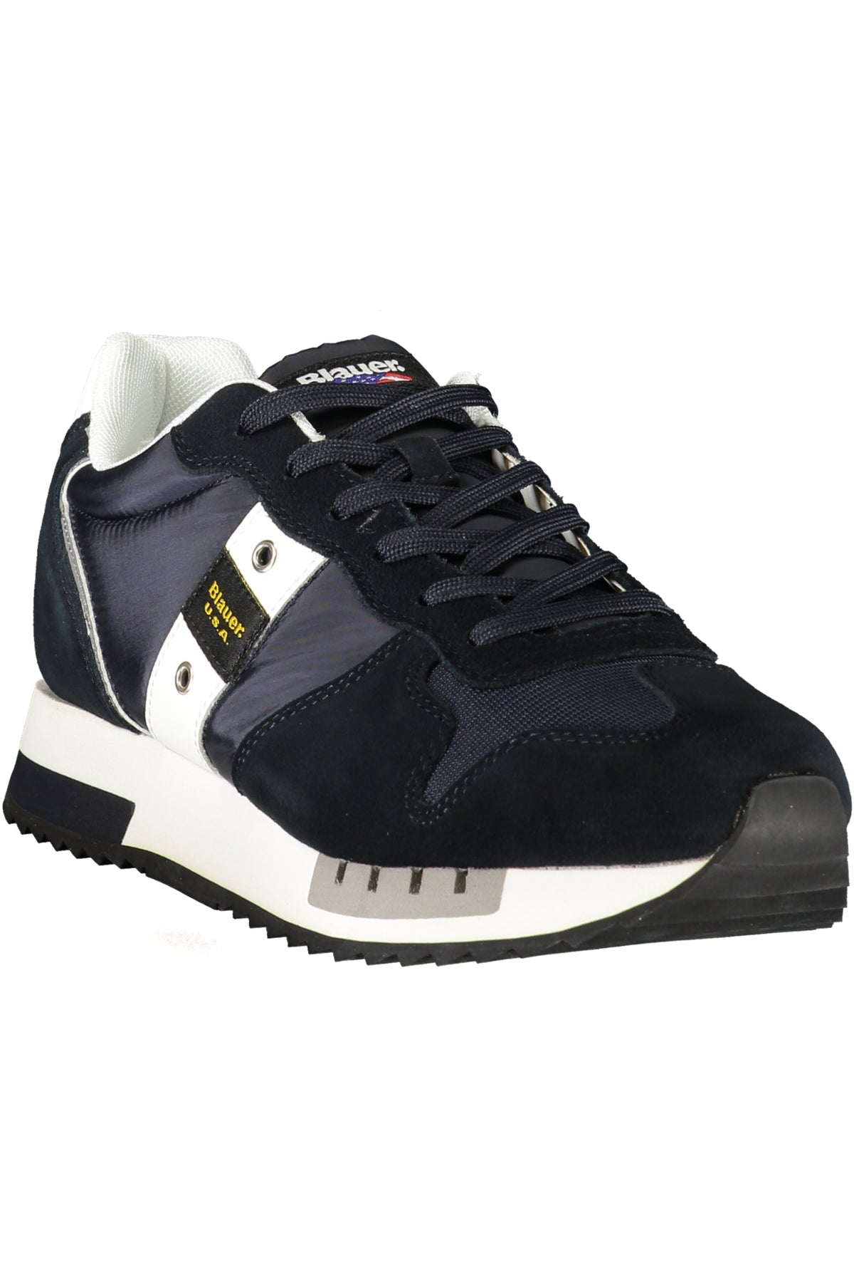 SAPATILHAS COM ATACADORES BLAUER HOMEM AZUIS