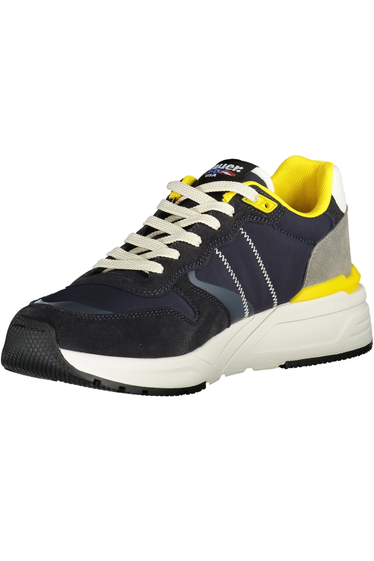 SAPATILHAS COM ATACADORES BLAUER HOMEM AZUIS