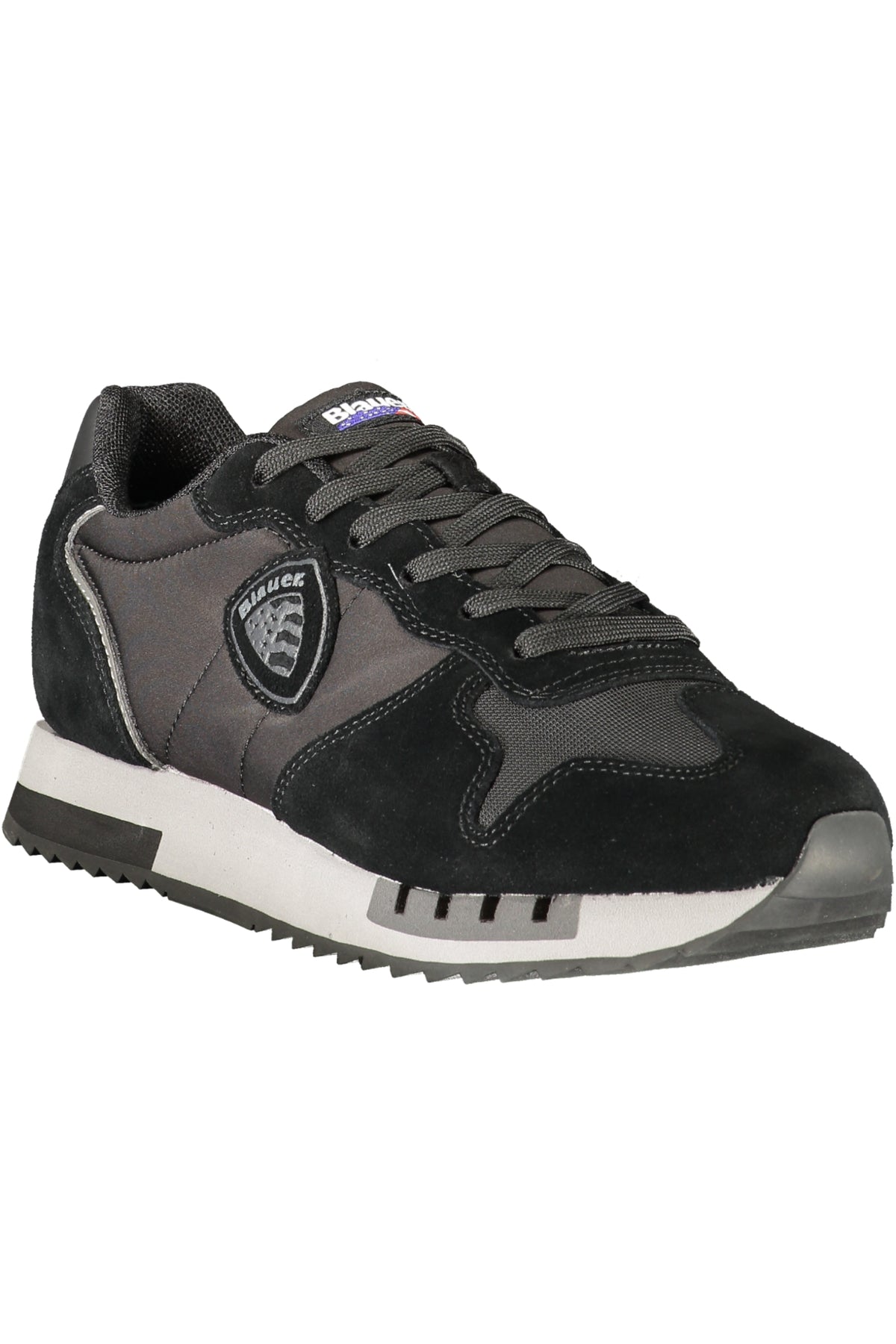 SAPATILHAS COM ATACADORES BLAUER HOMEM PRETAS