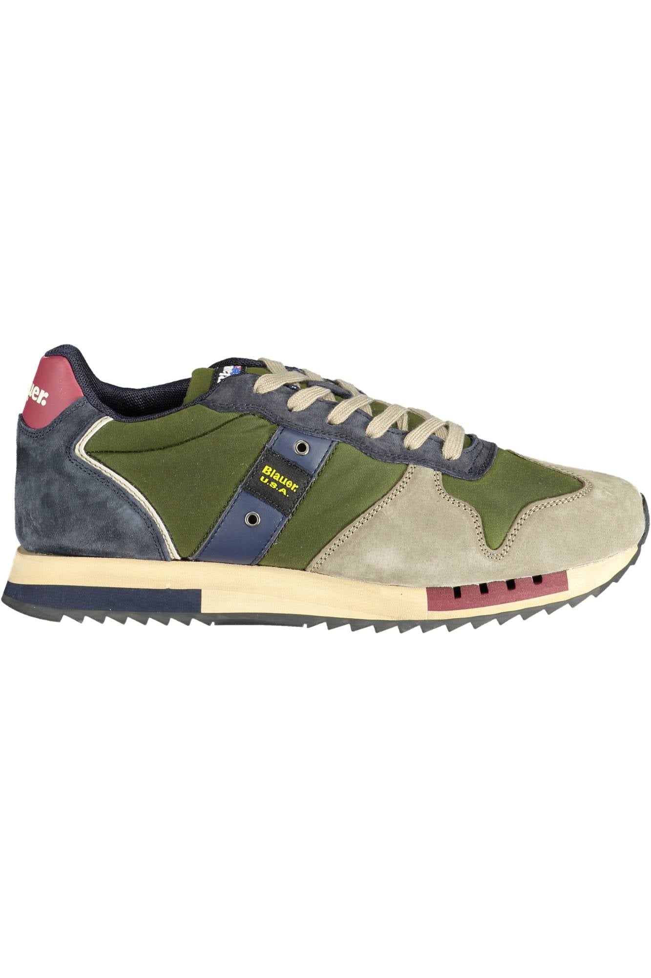 BLAUER MEN'S GREEN ATHLETIC SHOES