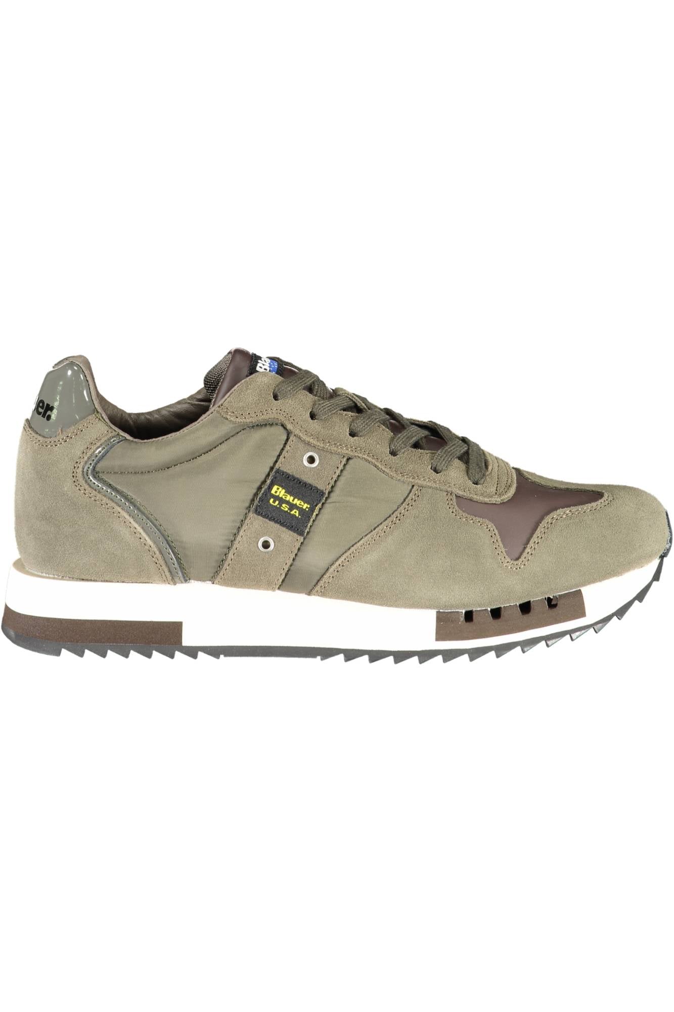 BLAUER MEN'S GREEN SPORTS SHOES