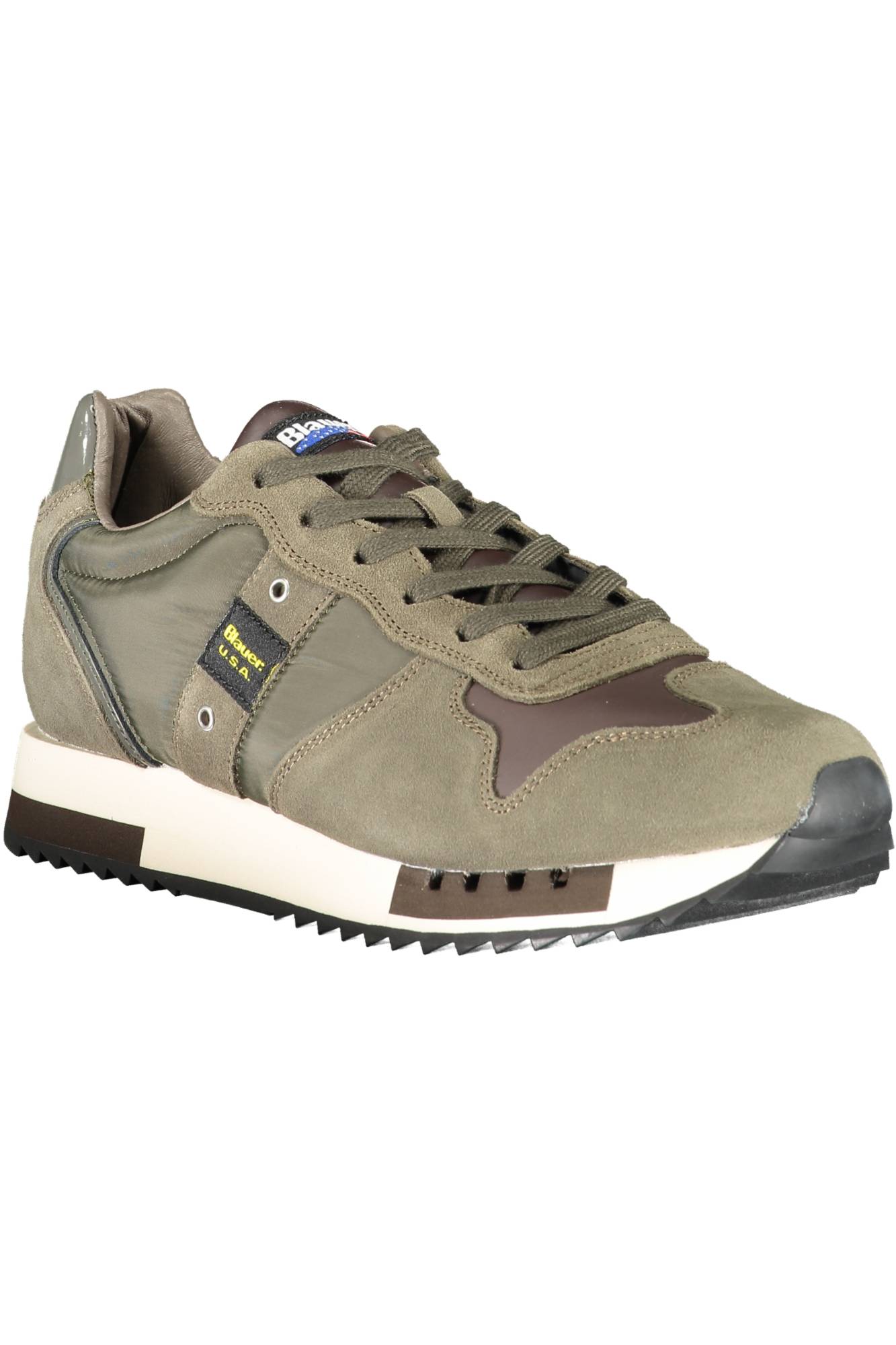BLAUER MEN'S GREEN SPORTS SHOES