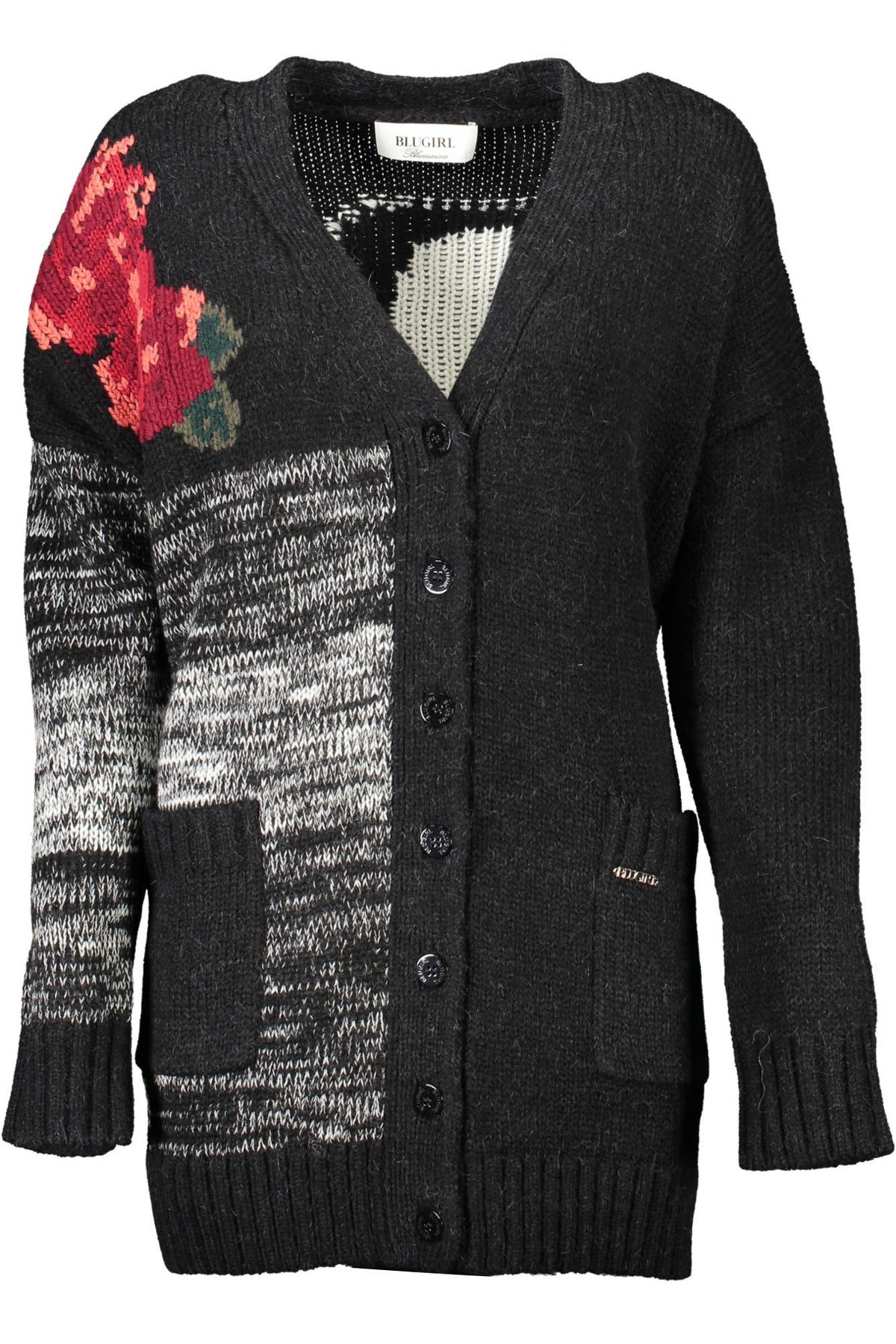 BLUGIRL WOMEN'S BLACK CARDIGAN