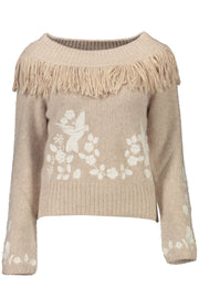 BLUGIRL BEIGE WOMEN'S SWEATER