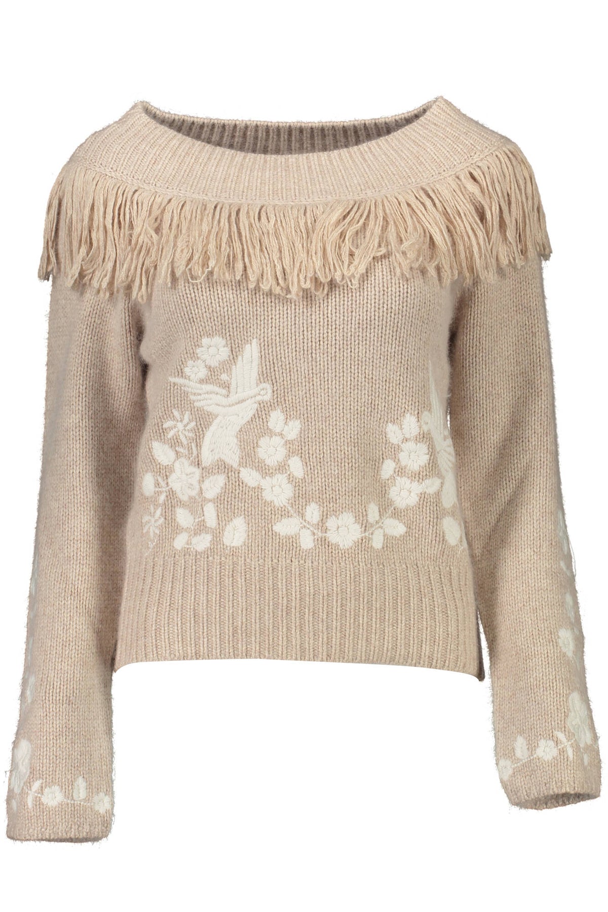 BLUGIRL BEIGE WOMEN'S SWEATER