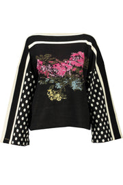BLUGIRL BLACK WOMEN'S SWEATER