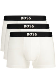 ROUPA INTERIOR EM ALGODÃO BOSS HOMEM BRANCO