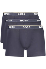 ROUPA INTERIOR EM ALGODÃO BOSS HOMEM AZUL