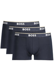 ROUPA INTERIOR EM ALGODÃO BOSS HOMEM AZUL