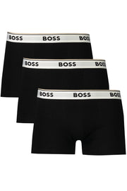ROUPA INTERIOR EM ALGODÃO BOSS HOMEM PRETO