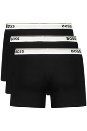 ROUPA INTERIOR EM ALGODÃO BOSS HOMEM PRETO