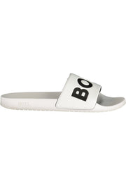 CHINELOS COM ESTAMPADO BOSS HOMEM BRANCOS