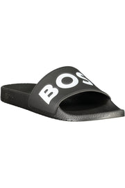 CHINELOS COM ESTAMPADO BOSS HOMEM PRETOS