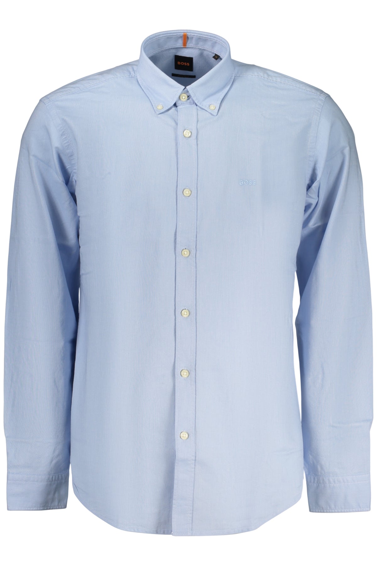 CAMISA EM ALGODÃO BOSS HOMEM AZUL CLARO