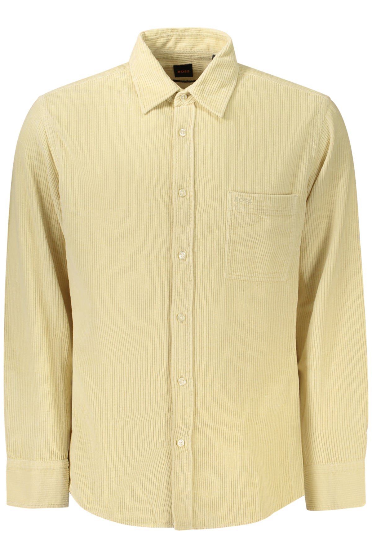 CAMISA EM ALGODÃO BOSS HOMEM BEGE
