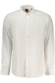 CAMISA EM ALGODÃO BOSS HOMEM BRANCA
