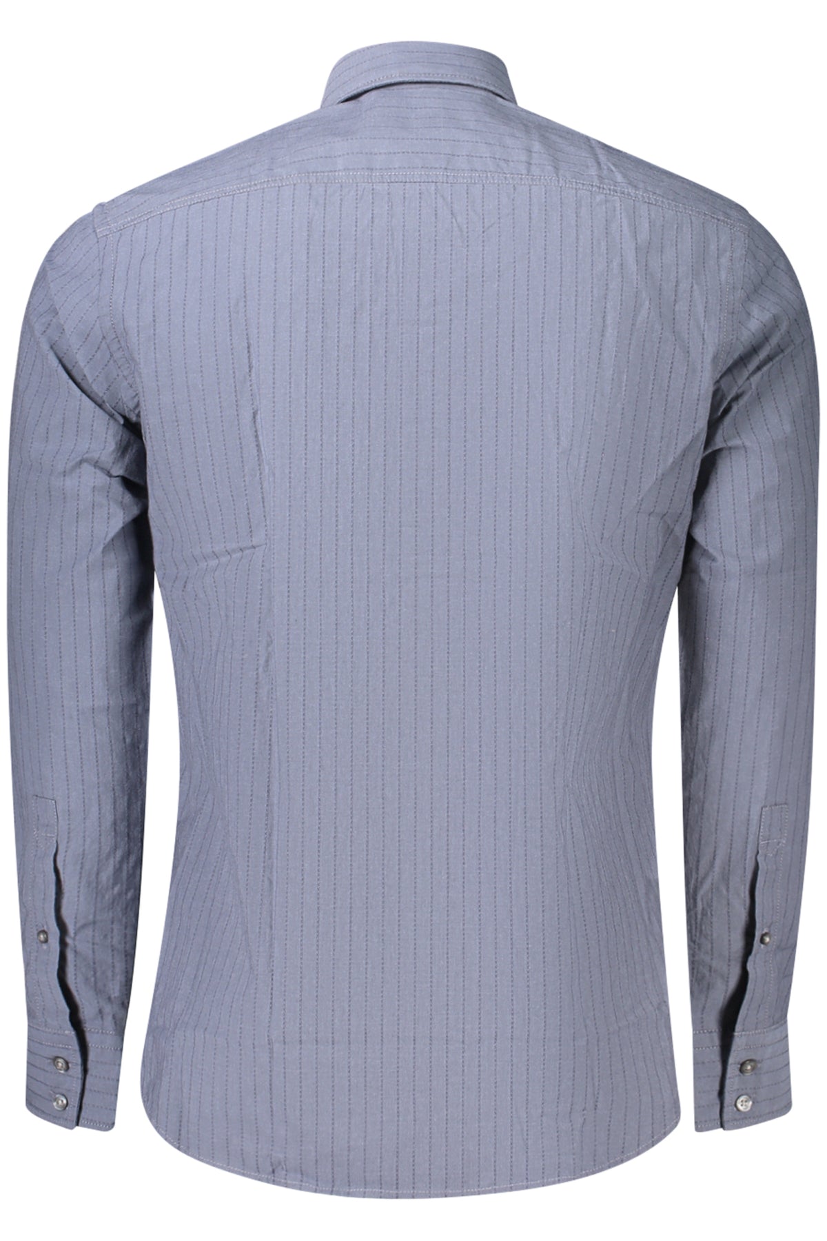 CAMISA EM ALGODÃO BOSS HOMEM AZUL