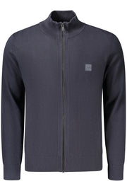CAMISOLA EM ALGODÃO BOSS HOMEM AZUL