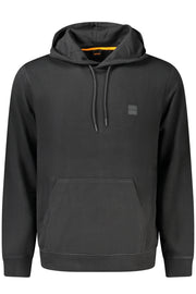SWEATSHIRT COM CAPUZ BOSS HOMEM PRETA