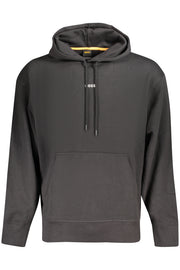 SWEATSHIRT COM CAPUZ BOSS HOMEM PRETA