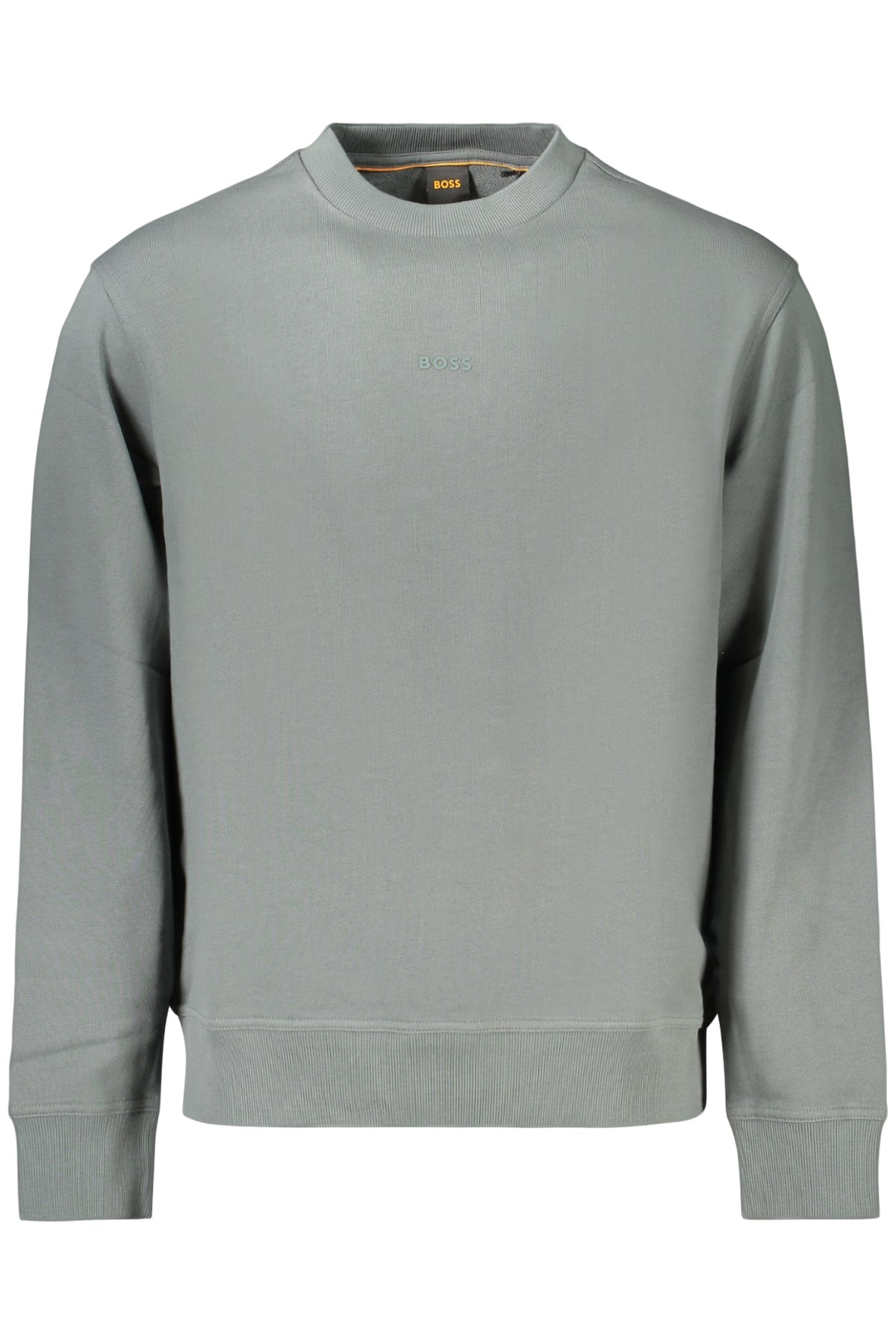 SWEATSHIRT EM ALGODÃO BOSS HOMEM VERDE