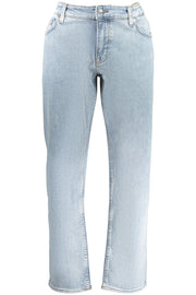 JEANS EM ALGODÃO BOSS HOMEM AZUL CLARO