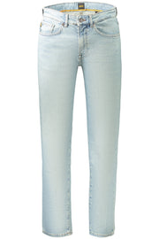 JEANS EM ALGODÃO BOSS HOMEM AZUL CLARO