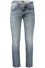 JEANS EM ALGODÃO BOSS HOMEM AZUIS