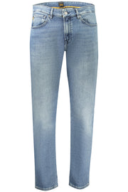 JEANS EM ALGODÃO BOSS HOMEM AZUIS