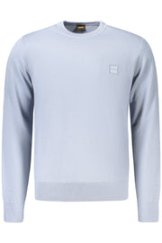 CAMISOLA EM ALGODÃO BOSS HOMEM AZUL CLARO