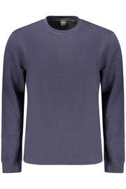 CAMISOLA EM ALGODÃO BOSS HOMEM AZUL