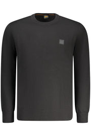 CAMISOLA EM ALGODÃO BOSS HOMEM PRETA